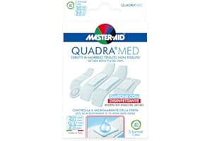 Master Aid Quadra Med Strip 40 Pezzi, 5 Formati - 1 Prodotto