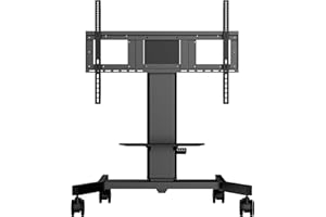 iiyama MD CAR1021-B1 elektrisch höhenverstellbarer Fahrwagen (500mm) für Large Format (Touch-) Displays bis 86 Zoll, max. 100 kg
