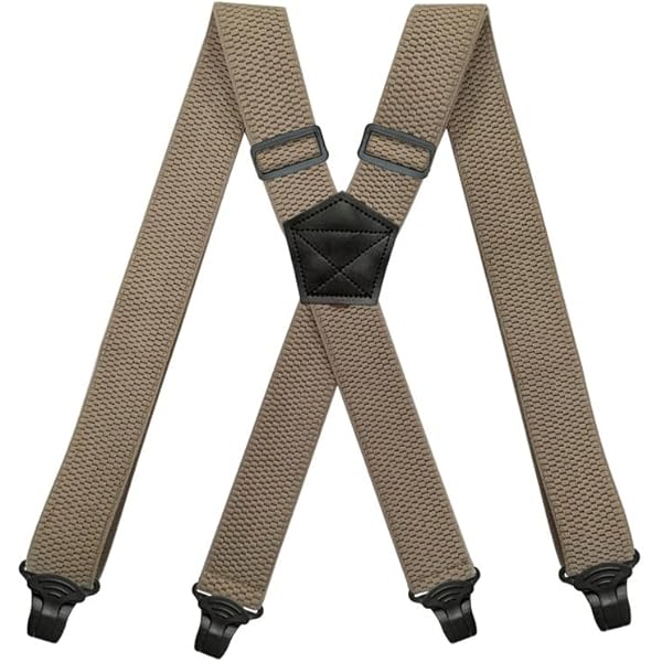 Heavy Duty Big Size Work Suspenders For Men 5cm/2 Inch Wide X - Foto 4