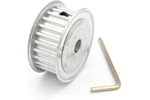 Geeyu ZHaonan-Polea de distribución, 24 Dientes HTD 5M Polea de Tiempo síncrono, Orificio 6/6.35/8/10/12/14/15/16/17 / 18/19/20mm, para Ancho de cinturón 15 / 20mm, htd5m 24teeth 24t 24t, Tamaño exac