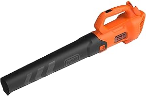 BLACK+DECKER SOFFIATORE ASSIALE 18V Unita' Senza Batteria E Caricabatterie - VENTOLE ASSIALI, Volume d'Aria Max 340 CFM, EFFICIENZA 90 mph, Design Leggero E Compatto. BCBL200B-XJ
