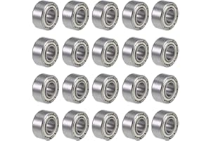 ANGEEK 20 pezzi 685ZZ Double Shielded Deep Groove Ball Bearing 5 mm x 11 mm x 5 mm mini sfere di bearing kit
