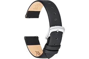 CORROPELLE Leather Watch Strap Bands Quick Release, Ultra-Soft Top Grain Nappa Leather Watch Straps for Women Men, Choice of Width 12mm 14mm 16mm 18mm 20mm 22mm for Watch & Smartwatch