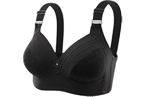 HLYLDL Ohne Bügel für ältere Frauen bequem und bequem, ohne Bügel Alltagsschlaf-BHS