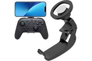 NBCP Controller Phone Mount for Switch Controller - Gaming Phone Holder, MagSafe Phone Mount Bracket Clip Magnetic for N Switch and Switch Lite Pro Controller