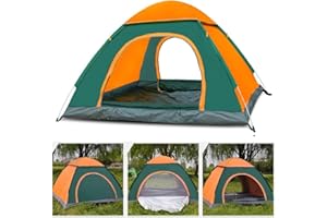 Putentfun Pop Up Tent 3 Man, Waterproof Windproof Anti-UV Camping Tent, Instant Automatic Tents, Lightweight Sun Tents, Perfect for Beach, Outdoor, Traveling, Hiking, Camping, Fishing