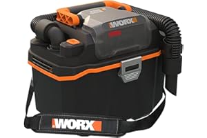 WORX WX031.9 Aspirapolvere compatto a secco e umido brushless da 20V a batteria - Solo utensile (Senza Batteria e Caricatore) - Portatile e maneggevole
