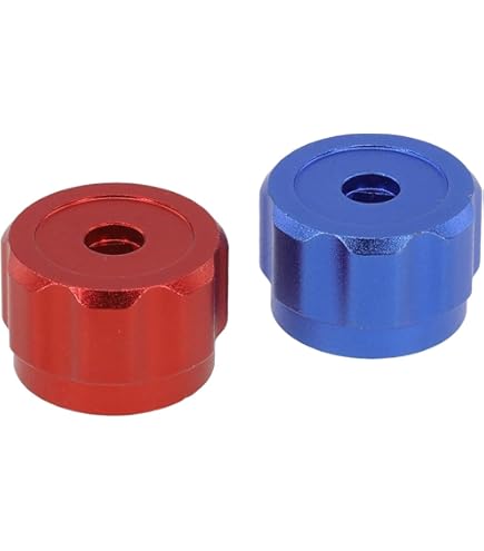 2x Ersatzgriffe Für Waschmaschinen-Ventile - Rot/Blau
