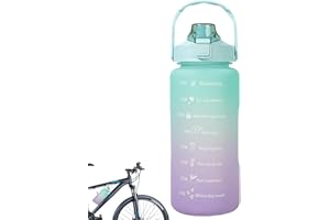 Maodom Sport pour Filles | Tasses à Eau étanches 2L avec Paille | Conteneurs d'eau Voyage faciles à Transporter avec Design Rabattable pour Les familles, Les campeurs et Les Meilleurs