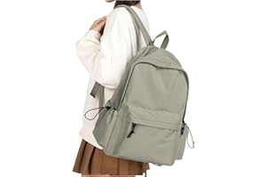 WEPLAN School Backpack for Teenage Girls School Bag for secondary school Lightweight Bookbag Backpack for School Casual Daypack Backpacks College Rucksack Water Resistant 14 inch Laptop Backpack Women