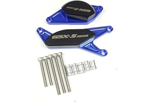VSKTE CNC POM. Frame Slider Crash Pad Engine Stator Case Saver Cover Fit für Suzuki GSX-S1000 GSX-S1000F GSXS1000 GSX-S 1000 2015 2016 Case-Gehäuse Ersatz (Color : Blue)