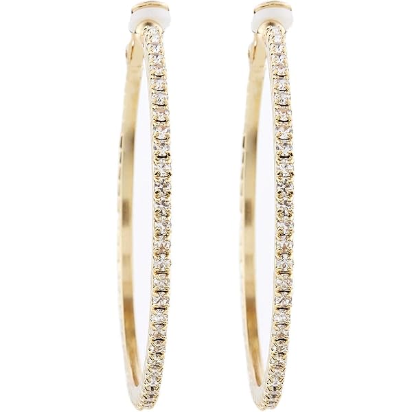 Bello London Darcie Orecchini A Clip Placcati Oro Con Lunghe Catene - Per Orecchie Non Forate, 13.2 Cm - 5