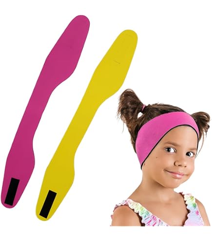 Bandeau De Bain élastique En Néoprène – Tailles M Et L, Anti-eau, Pour Natation, Douche, Surf Et Kayak