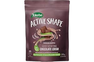 ‎YOKEBE Yokebe ACTIVE SHAPE Chocolate Crush - Mahlzeitersatz für eine gewichtskontrollierende Ernährung - Diät-Drink mit hohem Proteingehalt und Schokoladen-Geschmack - 250 g = 10 Portionen