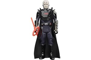 Hasbro Star Wars Gwiezdne Wojny kolekcja retro Grand Inquisitor zabawka w skali 9 cm Gwiezdne wojny: Postać Obi-Wan Kenobi, dzieci w wieku od 4 lat, wielokolorowa, jeden rozmiar (F5773)