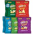 CheeseO's Crunchy Baked Cheddar Bites - Keto Snacks - High-Protein Cheese Snacks - Variety Multipack 10x40g - Low Carb -Gluten Free - Vegetarian