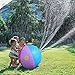 Produktbild LCYCN Regenbogen-aufblasbares Sprinkler-Ball-Spray-Wasser-Ball-Spielzeug für Kinder Erwachsene Spaß im Freien im Garten-Hinterhof, Strandfest, Swimmingpool