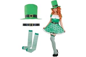 Fun Shack Leprechaun Costume Women, Irish Fancy Dress Women, St Patricks Day Outfits Women, Ireland Fancy Dress