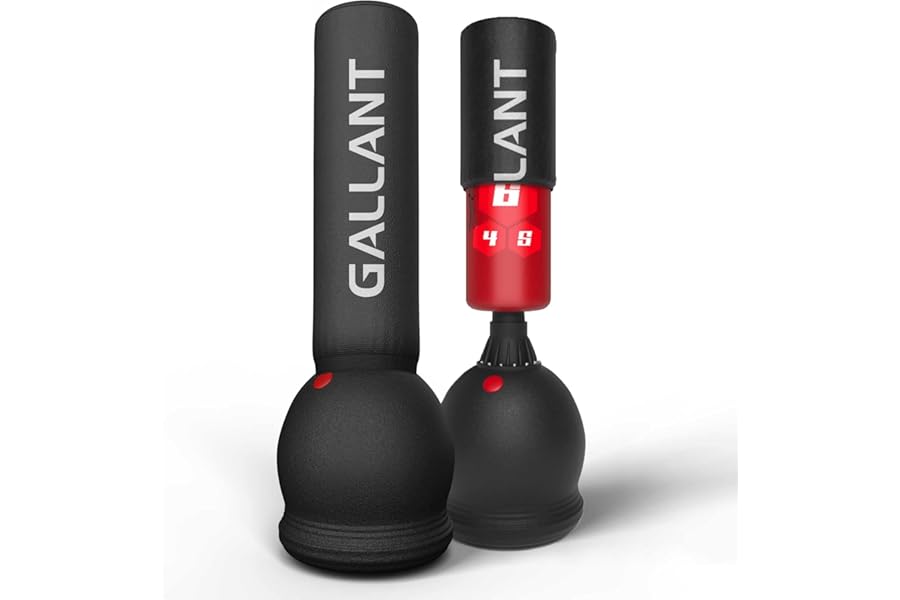 Gallant Free Standing Punch Bag Cover - Fits for all 5ft to 6ft Punch Bag - Tear Resistant & Weather Resistant Heavy Boxing Bag Cover Waterproof with Elastic Finishing for Secure Grip