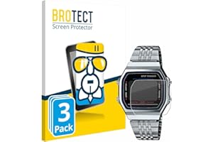 BROTECT Protector Pantalla Cristal para Casio iconic ABL-100WE-1A Protector Vidrio (3 Unidades) - [Dureza 9H, Anti-Arañazos]