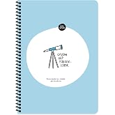 Keskin Color Hisli Şeyler A4 &Ccedil;izgili Spiralli Stickerli Defter G&ouml;z&uuml;m Y&uuml;kseklerde