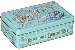 NEW ENGLISH TEAS Londres Retro: lata de té con 40 bolsitas de té English Breakfast