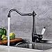 Produktbild XG Küchenarmatur kupfer swivel wasserhahn schwarze farbe heißer und kalter wasser mischer