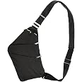 Zaino A Tracolla Farfalle | Borsa Sling Unisex Da Viaggio E Trekking | Impermeabile Leggera Con Tasche Per Bottiglia E Tablet | Daypack Petto Uomo Donna - 3