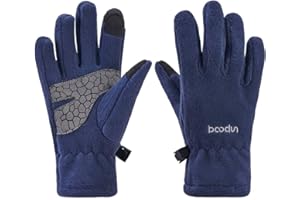 ‎ARCWEG Arcweg Handschuhe Kinder Fleece Warm Laufhandschuhe Winter Gloves rutschfest Fahrradhandschuhe Touchscreen Winterhandschuhe Jungen Mädchen Fingerhandschuhe Sport Outdoor Camping Wandern Laufen
