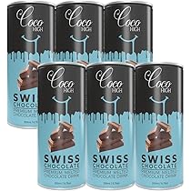 CocoHigh Swiss Chocolate Drink 200ml (Pack of 6) | Premium Thick