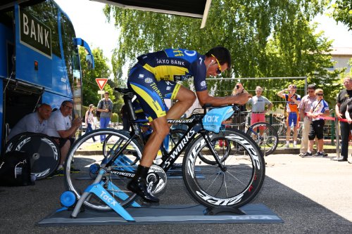 Tacx Rollentrainer Booster, Hellblau, T2500 - 30