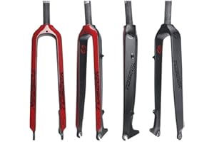 STRTG Forcella Rigida per Bicicletta Forcella Anteriore per Bicicletta Full Carbon Freno A Disco Forcella Rigida Forcella per Bicicletta MTB Accessori per Biciclette F,26inch