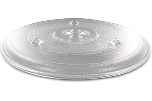 DEKAROX Plato giratorio para microondas, 270 mm de diámetro, redondo, con 3 pies, universal, para microondas