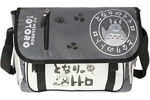 Vanlison Anime Messenger Bag, Shoulder Bag, Satchel Bag School Bag, Cute Toto, L