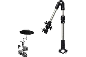 JVHLOV Schirmhalter Strand, Fahrrad Regenschirm Halter Universal, Universal Schirmhalter, Regenschirmhalterung, Verstellbarer Regenschirm Halterung, für Kinderwagen, Rollstuhl, Fahrrad