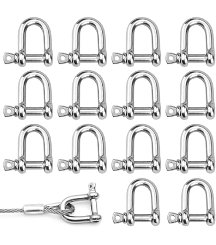 Grillo In Acciaio Inox V4A 90° - 4mm Con Perno, Portata 145kg, Per Sollevamento E Nautica - Foto 4