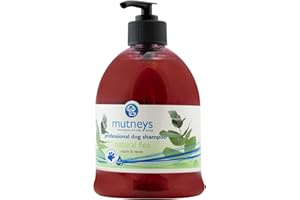 MUTNEYS PROFESSIONAL PET CARE LTD Mutneys Professional Pet Care Natural Flea Dog Shampoo, 500 ml