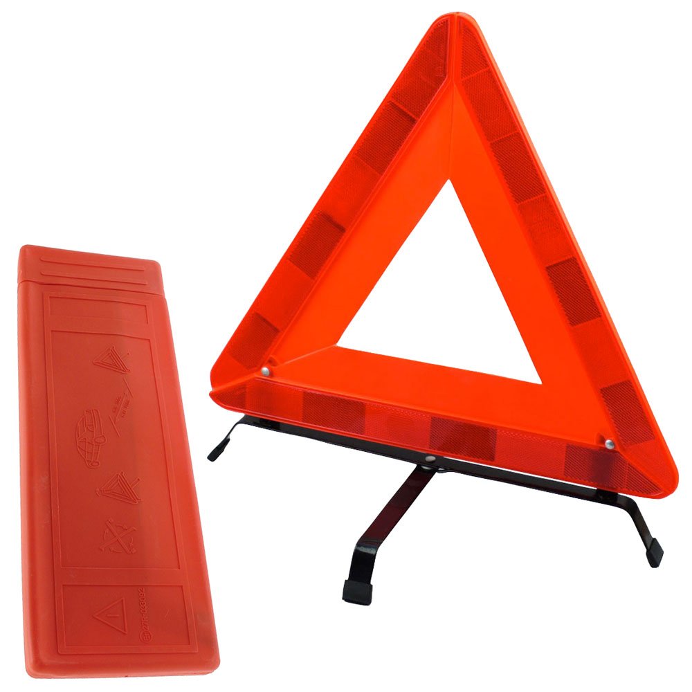 Tekbox-Folding-Car-Warning-Safety-Triangle-in-Protective-Plastic-Case-Reflective-Red-Hazard-EU-Emergency-Breakdown-For-Car-Van-Truck-Lorry