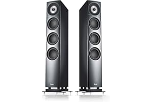 Teufel DEFINION 3 HiFi Standautsprecher Paar - High-End-Stereo-Lautsprecher in 3-Wege-Technologie mit präziser Wiedergabe und sauberem Bass, Dynamik und definiertem Tiefbass - anthrazit