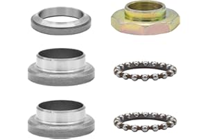 Wai Danie Steering Stem Bearings Head Race Set Compatible with Yamaha PW50 PW 50 1981-2015 Motorcycle Pit Dirt Bike Kids Bike Accessories Parts