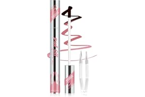 Prreal Peel Off Lip Liner Stain, Lip Stain Peel Off Tattoo Lip Liner with Tweezer, Transfer Proof, Waterproof, Long Lasting Lip Gross, Highly Pigmented Matte Finish Lip Tint Stain Lipstick(04 Romance)