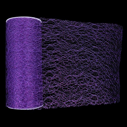 Tüll Rollenspule Tutu für Kleidung Deko Hochzeit Party 6in X 10yd – Lila - 9