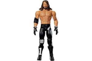 Mattel WWE Main Event - AJ Styles, personaggio collezionabile Series 154, action figure con 10 punti di articolazione e aspetto realistico, giocattolo per bambini, 6+ anni, JCV43