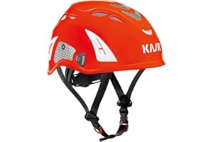 Kask - Casco Plasma Da Lavoro, Colore Rosso Fluo, 51-63 Cm
