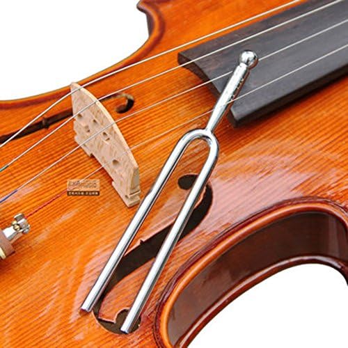 Tunable 440Hz A Tone Stainless Steel Tuning Fork Portable Violin Guitar Tuner