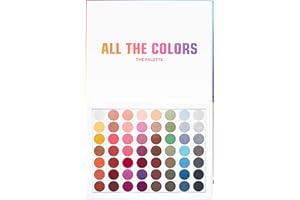 3INA MAKEUP - All The Colors Palette - Paleta de Sombra de Ojos con Colores de Larga Duración - Sombras de Ojos Multicolor con 56 Tonos con Acabado Mate Satinado & Brillante Vegan - Cruelty Free