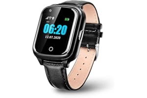 VIDIMENSIO - Lifeguard-II 4G LTE - (Voll Version) - GPS Smartwatch Uhr mit SOS-Notruf und Telefon-Funktion - Ortung per GPS/WiFi, wasserdicht, die Uhr/App/Anleitung/Support auf deutsch