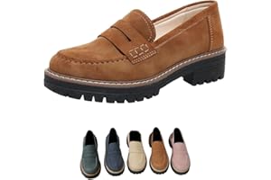 DABINFA Le Donne Dicono Mocassini con Suola Spessa Comodi con Suola Passante Adatti per Scarpe