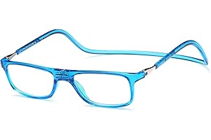 NEW VISION Lunettes, Lunettes Loupe, Lunettes De Lecture Magnétique, Longueur RéGlable Lunette De Lecture Homme Femme, NV2904