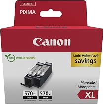 GPC Image Cartucce Compatibili Canon PGI-570 CLI-571 570XL 571XL – 6 Pezzi (PGBK Nero Ciano Magenta Giallo) Per Pixma MG6850 TS5050 MG5750
